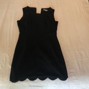 Black shift dress